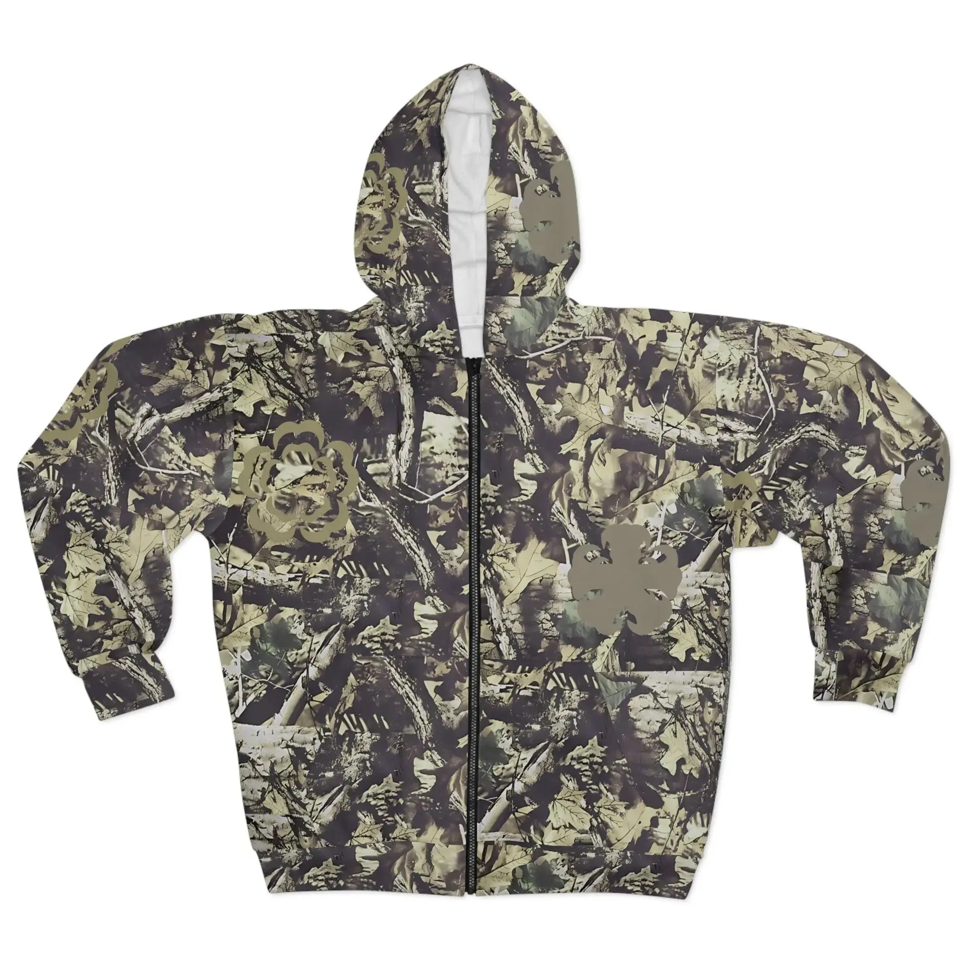 Oversized Y2K Vintage Camouflage Pattern Hoodie Hominus Denim