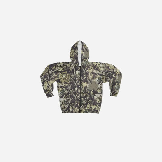 Oversized Y2K Vintage Camouflage Pattern Hoodie Hominus Denim