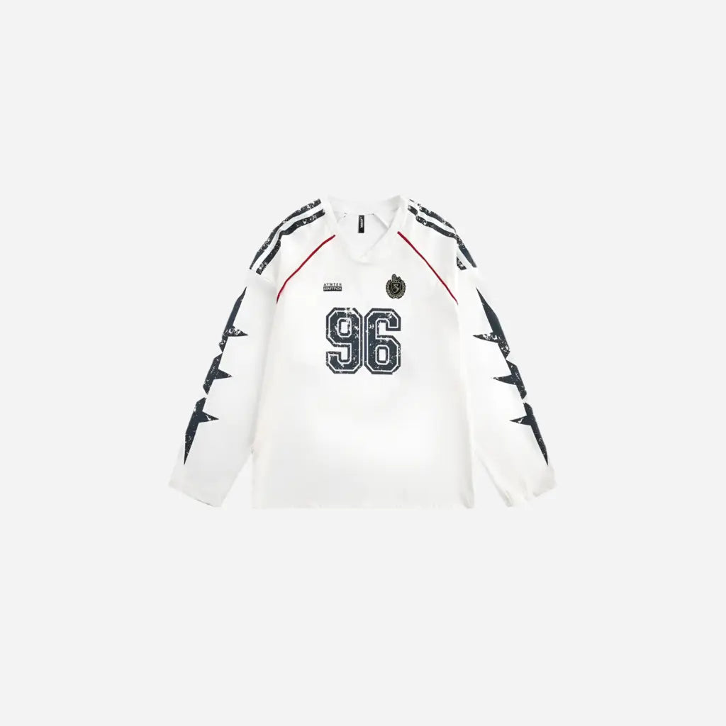 Oversized Y2K Vintage Stars Jersey Sweatshirt Hominus Denim