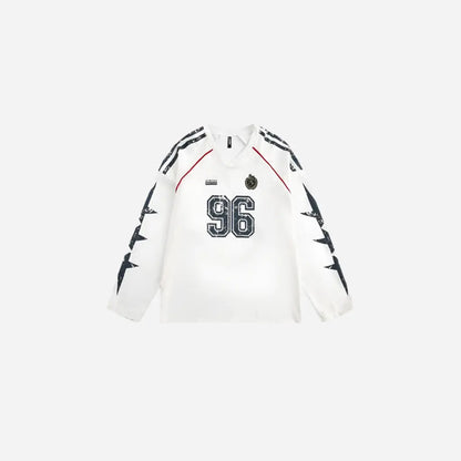 Oversized Y2K Vintage Stars Jersey Sweatshirt Hominus Denim