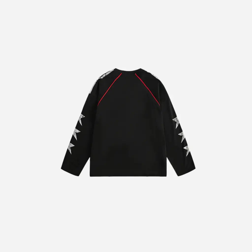 Oversized Y2K Vintage Stars Jersey Sweatshirt Hominus Denim
