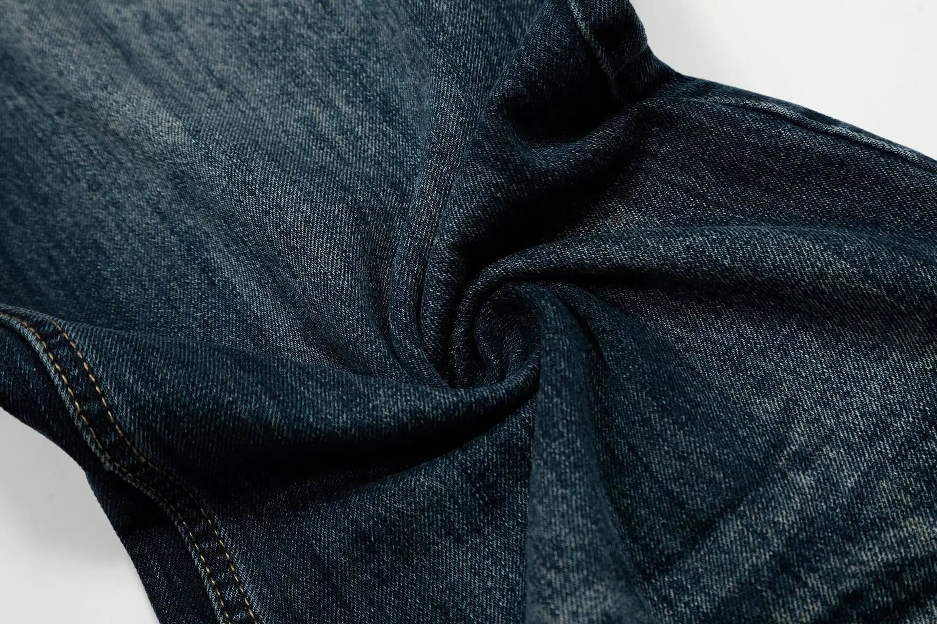PFNW American Vintage Baggy Jeans Moustache Effect Design Straight Denim Trousers Men's Silhouette Wide Leg Pants Tide 12C2239 Hominus Denim