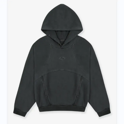 Patchwork Logo Washed Hoodie