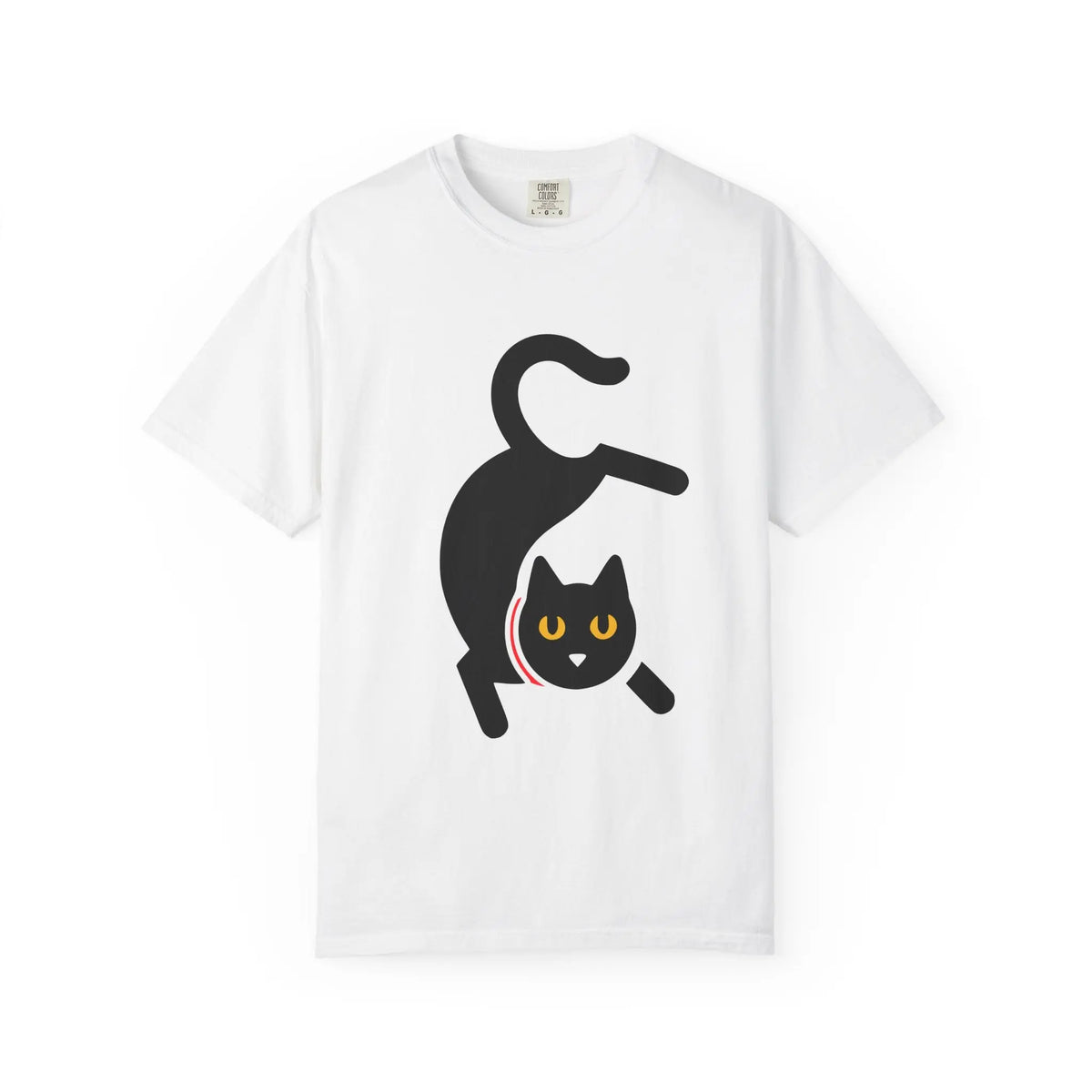 Playful Cat Graphic Tee, Unisex T-Shirt, Gift for Cat Lovers, Cute Pet Shirt, Casual Wear, Fun Animal Apparel Printify