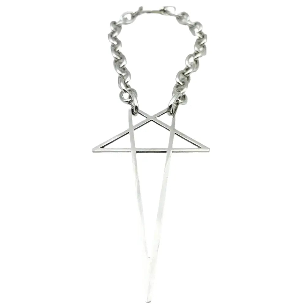 Punk Star Gothic Chain Choker Hominus Denim