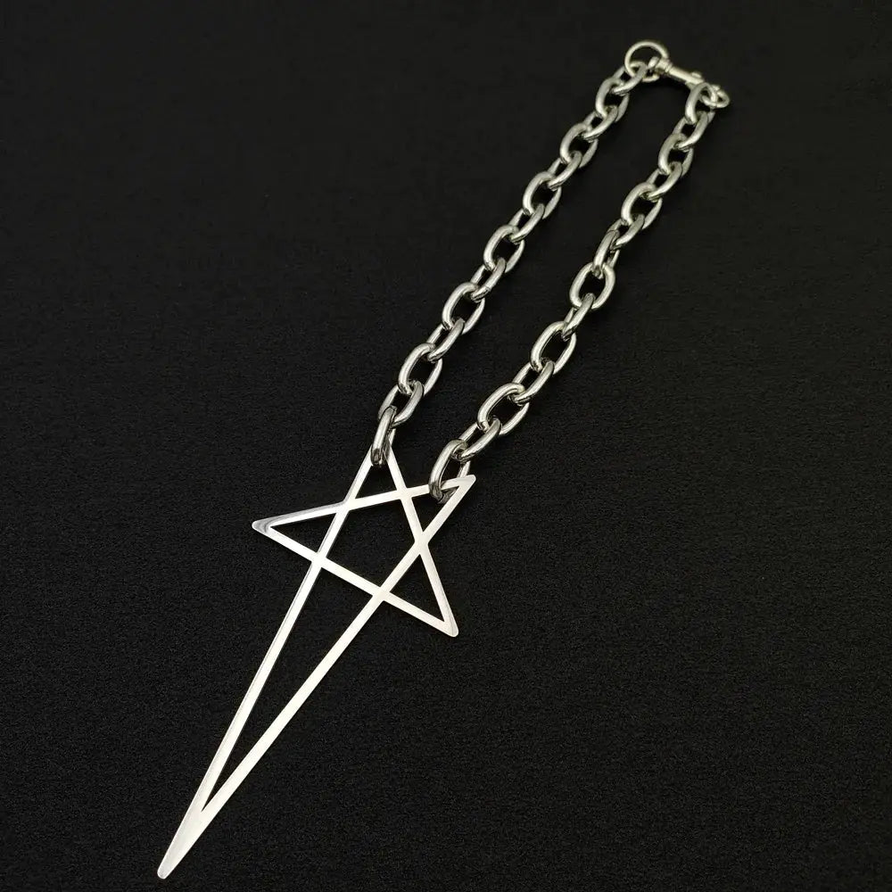 Punk Star Gothic Chain Choker