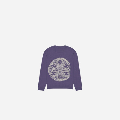 Purple Church Grunge Gothic Design Knit Hominus Denim