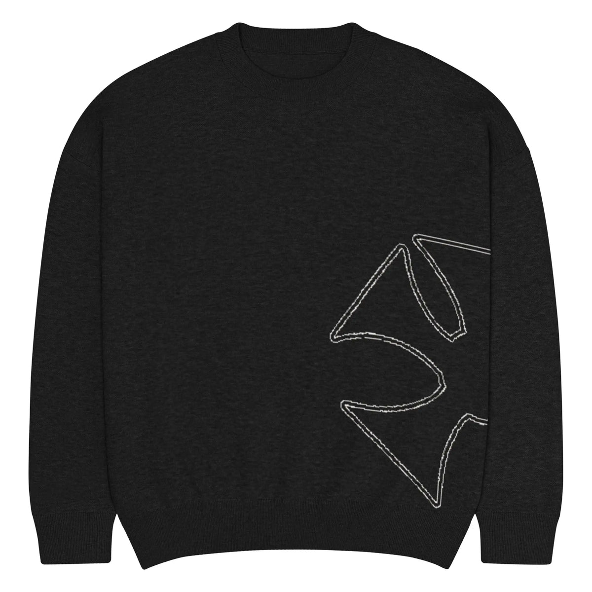 Relaxed fit knitted crew neck sweater Hominus Denim