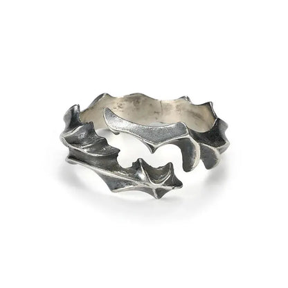 Retro Branch Vine Pattern Ring Men Jewelry New Arrival 925 Silver Open Creative Index Finger Accessories Hominus Denim