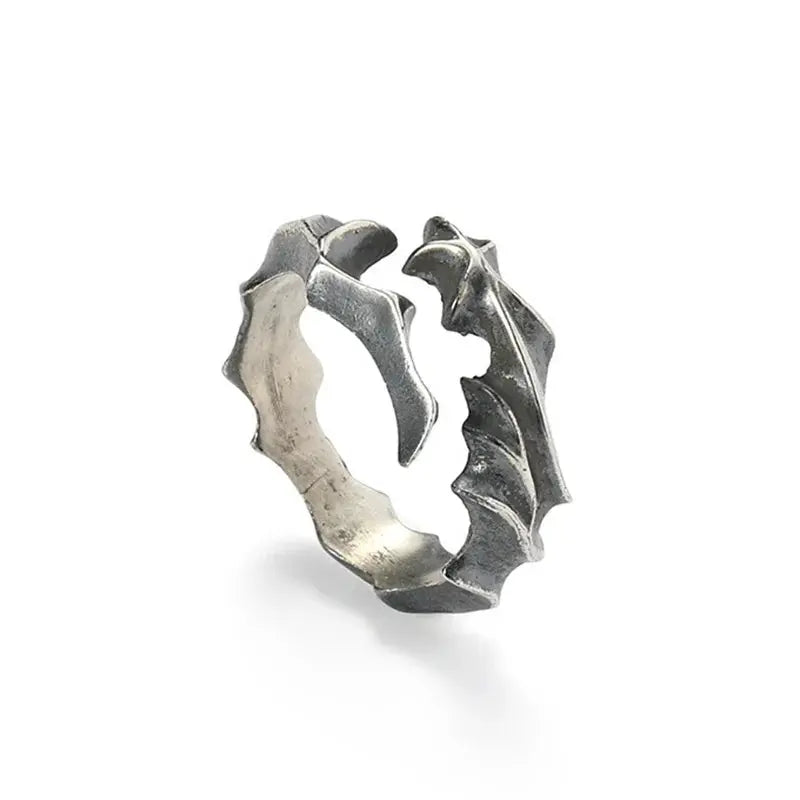 Retro Branch Vine Pattern Ring Men Jewelry New Arrival 925 Silver Open Creative Index Finger Accessories Hominus Denim