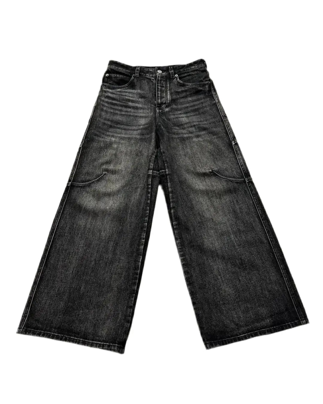 Retro Washed Gothic Y2K Baggy Jean Hominus Denim