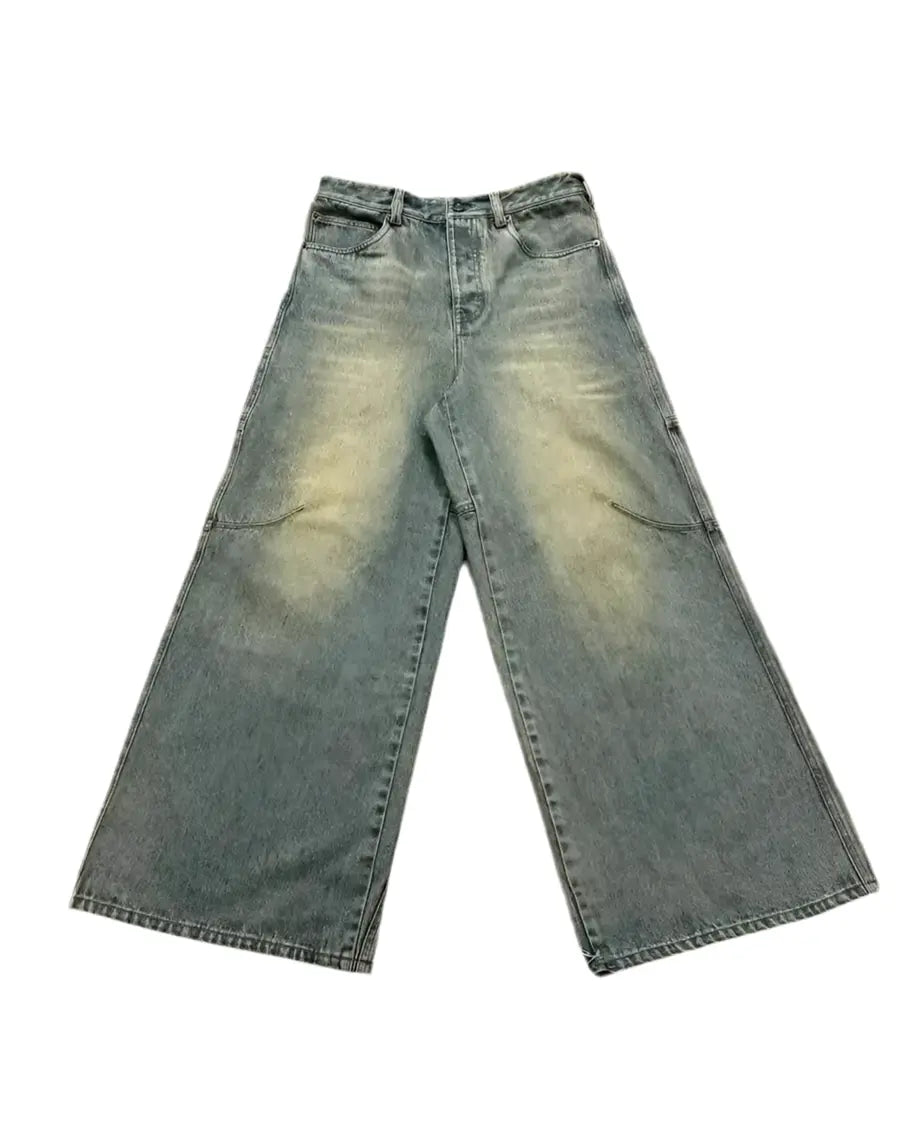 Retro Washed Gothic Y2K Baggy Jean Hominus Denim