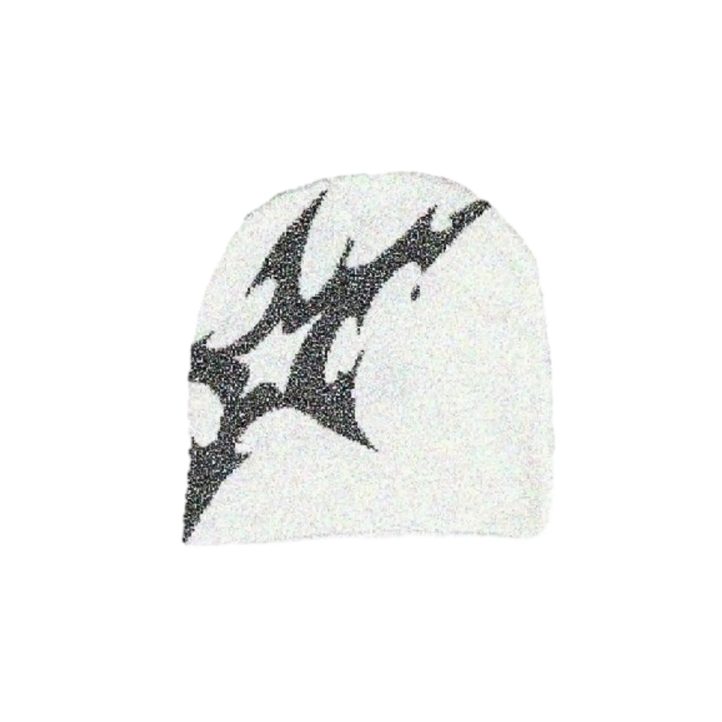 Retro Y2K Shuriken Design Beanie Hominus Denim