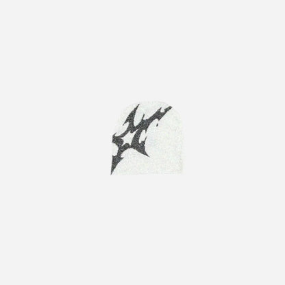 Retro Y2K Shuriken Design Beanie Hominus Denim