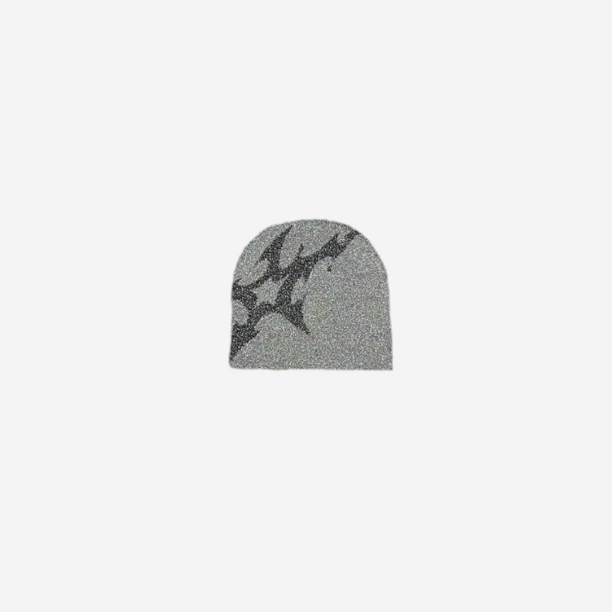 Retro Y2K Shuriken Design Beanie Hominus Denim