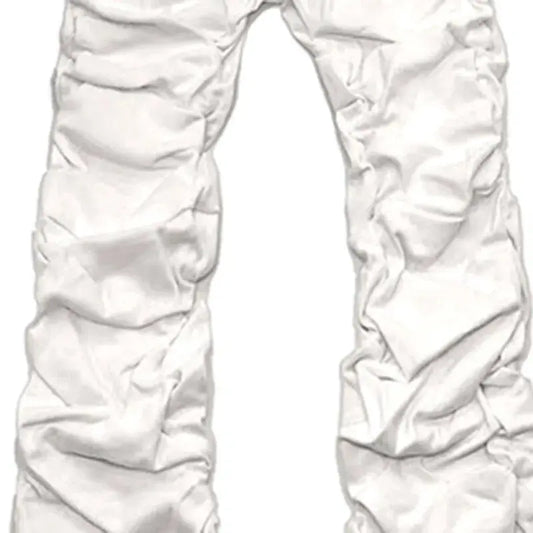 Reverse White Slim Flare Jean