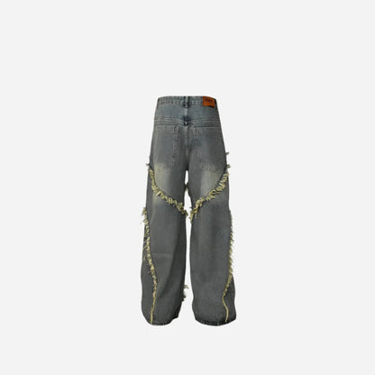 Ripped Distressed Baggy Denim Jean Hominus Denim