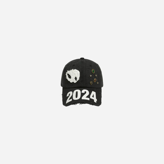 Ripped Hole Distressed Hip Hop Punk Baseball Cap Men Women High Street Casual Vintage Hat Casquette Homme Hominus Denim