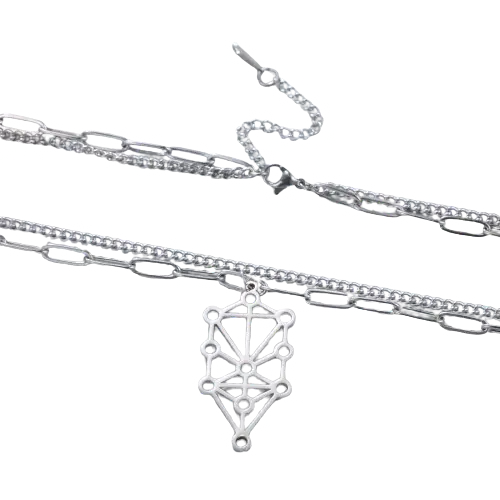 Sephiroth Tree of Life Necklace Stainless Steel