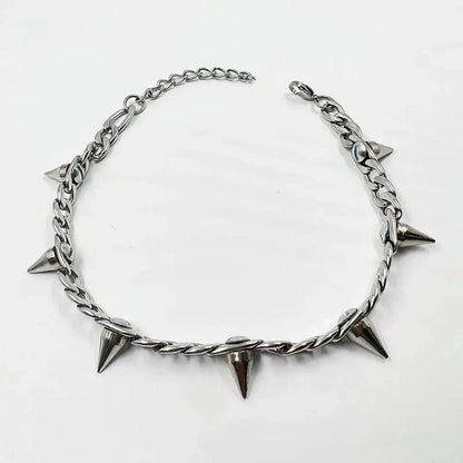 Stainless Choker Gothic Punk Necklace