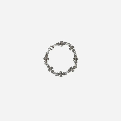 Stainless Gothic Vintage Crosses Bracelet Hominus Denim