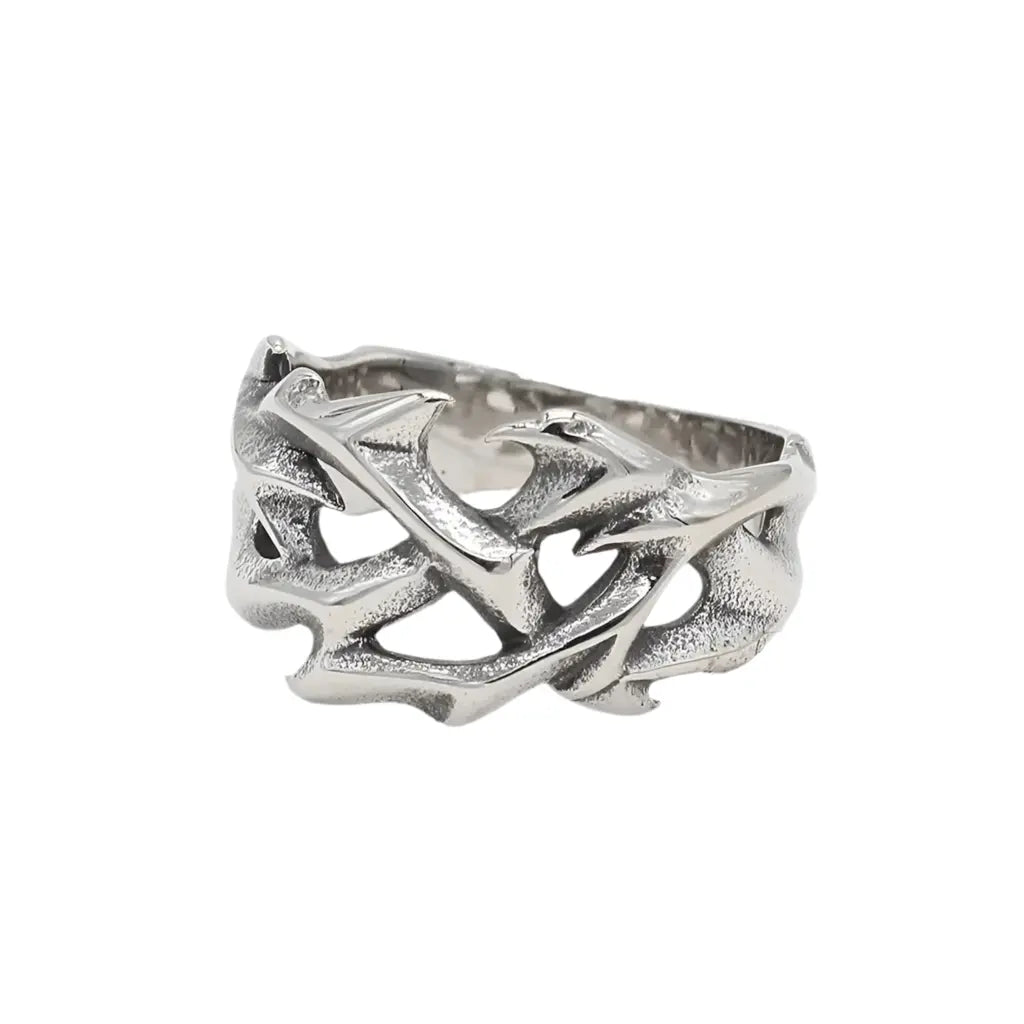 Stainless Steel Thorn Ring Hominus Denim