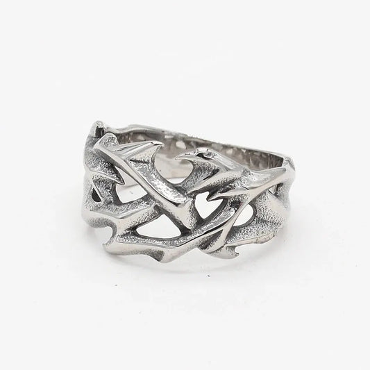 Stainless Steel Thorn Ring