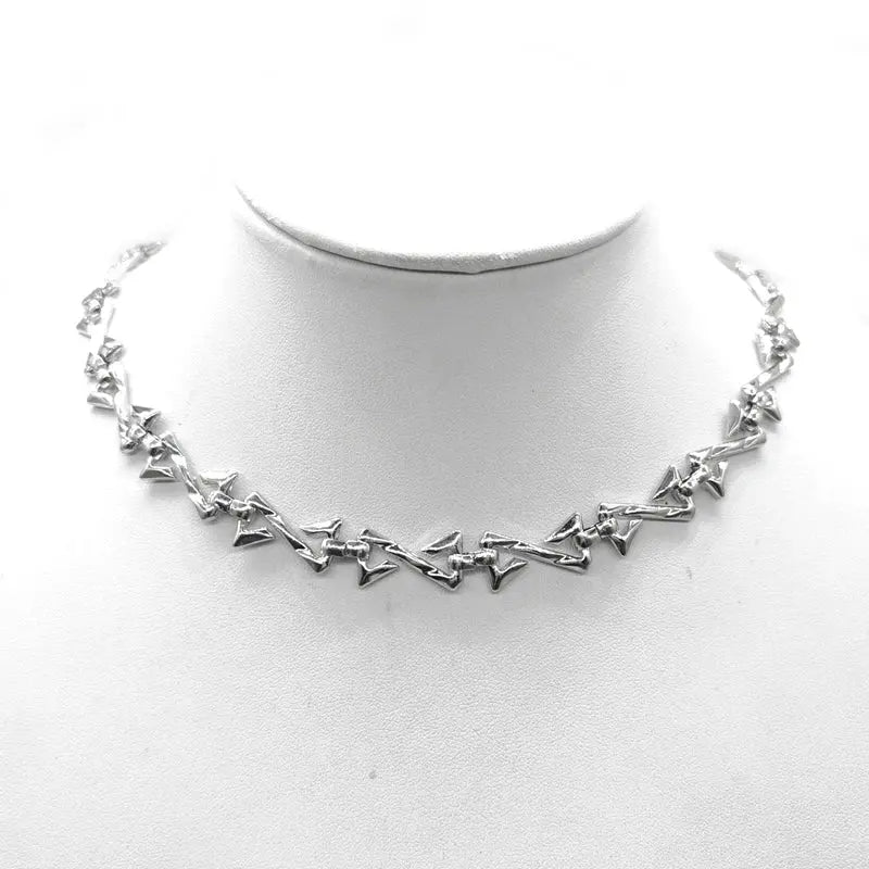 Stainless Steel Z Letter Chain Necklace