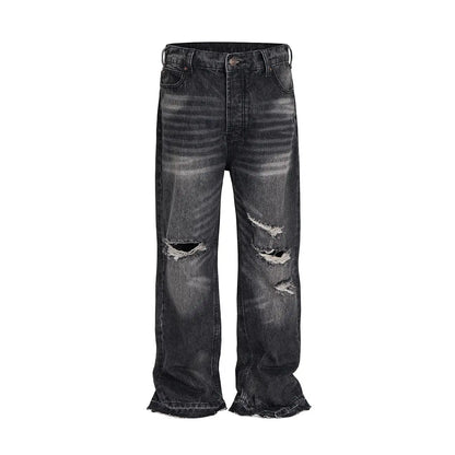 Streetwear Damaged Hole Washed Baggy Jeans for Men and Women Streetwear Casual Ropa Hombre Denim Trousers Oversized Cargo Pants Hominus Denim