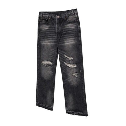Streetwear Damaged Hole Washed Baggy Jeans for Men and Women Streetwear Casual Ropa Hombre Denim Trousers Oversized Cargo Pants Hominus Denim