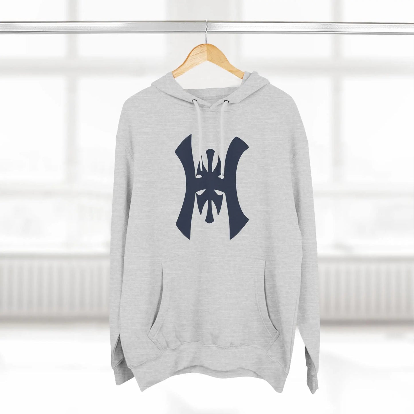 Three-Panel Fleece Hoodie Printify