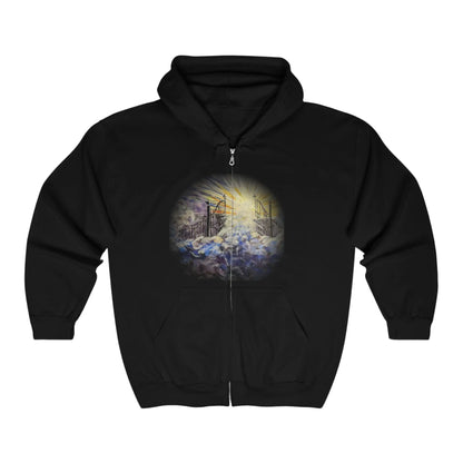 Unisex Heavy Blend™ Full Zip Hooded Sweatshirt Printify