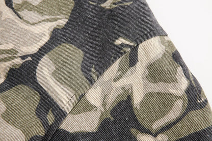 Vintage Camouflage Inside Fur Hooded Jacket Hominus Denim