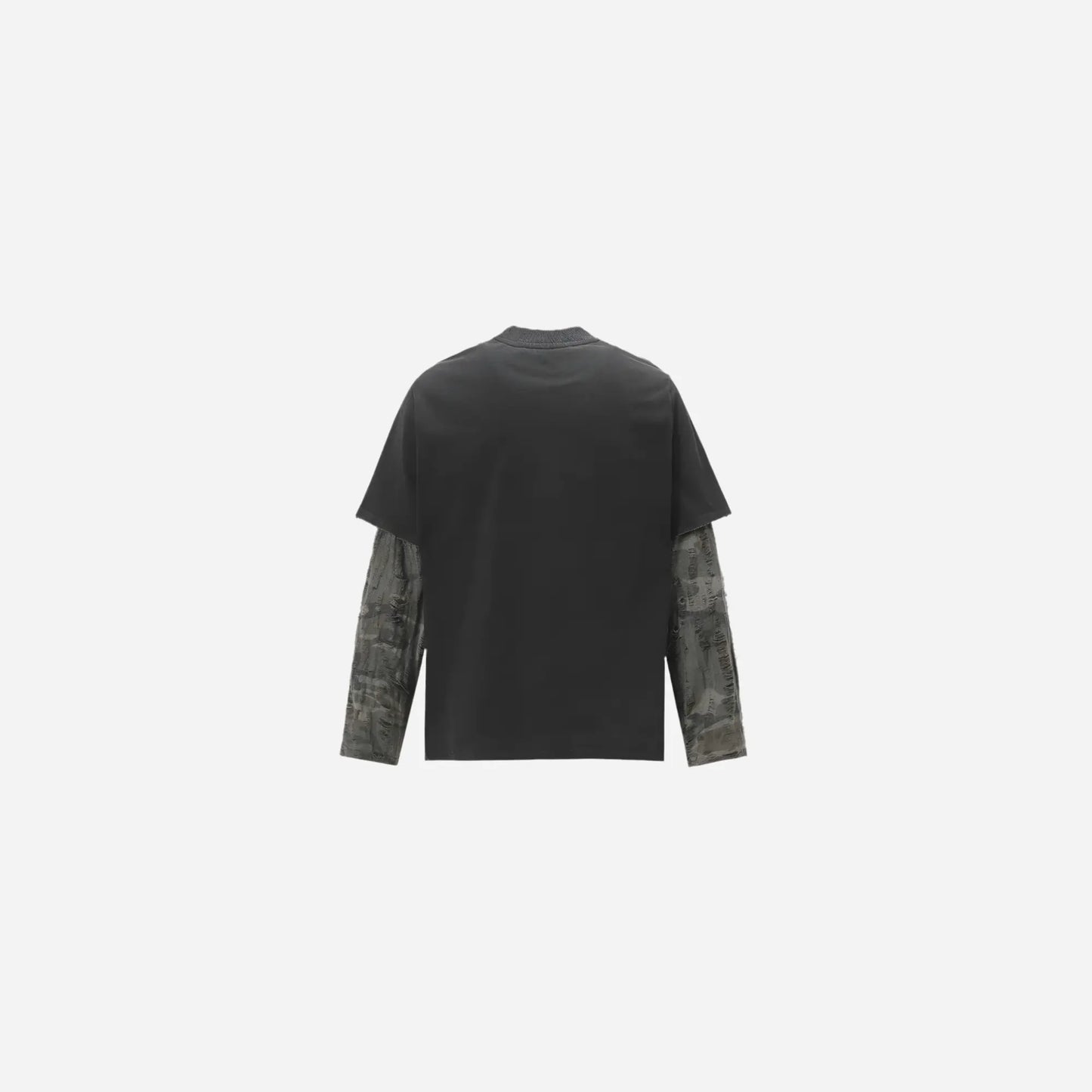 Vintage Camouflage Patchwork Long Sleeve Tee Hominus Denim