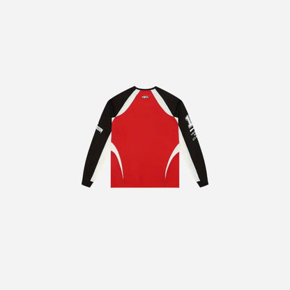 Vintage Color Blocking Racing Long Sleeve Tee Hominus Denim