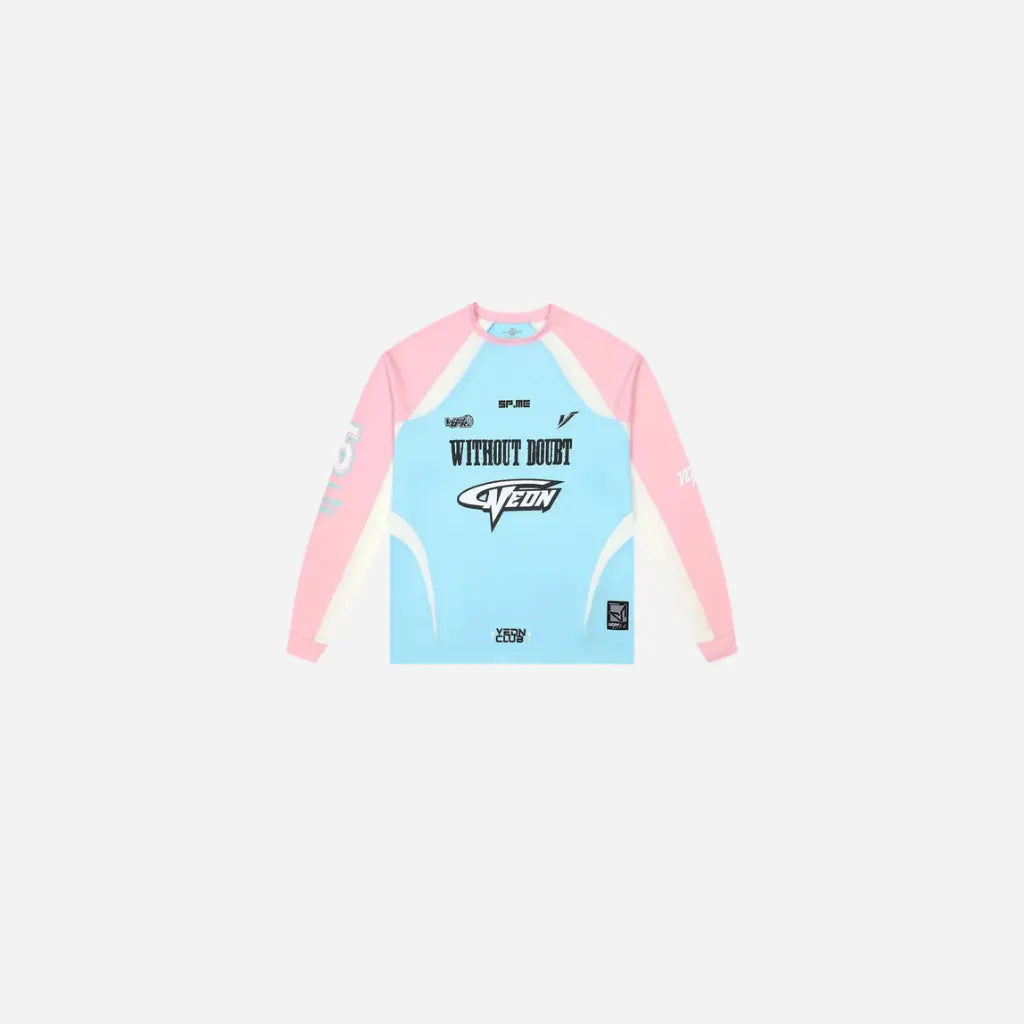 Vintage Color Blocking Racing Long Sleeve Tee Hominus Denim