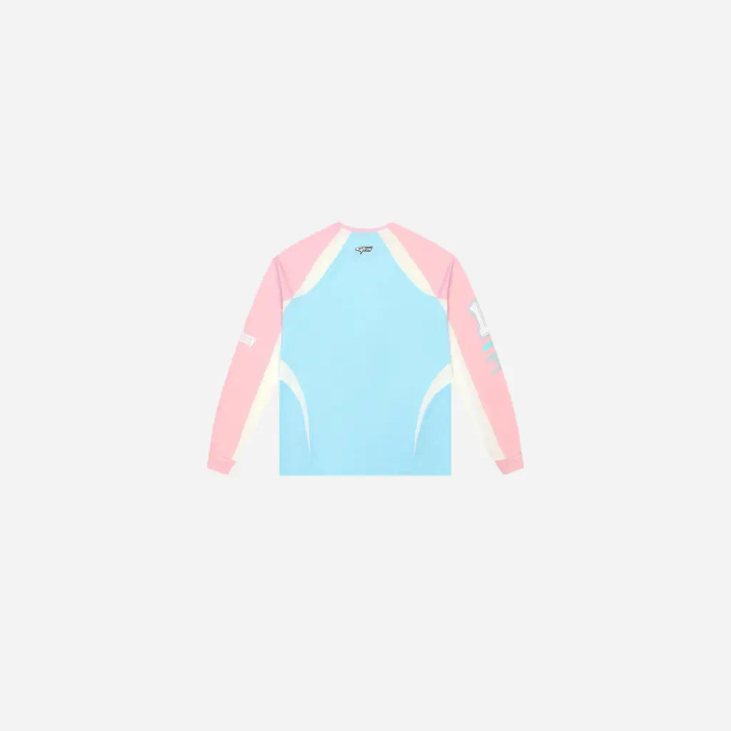 Vintage Color Blocking Racing Long Sleeve Tee Hominus Denim