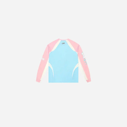 Vintage Color Blocking Racing Long Sleeve Tee Hominus Denim