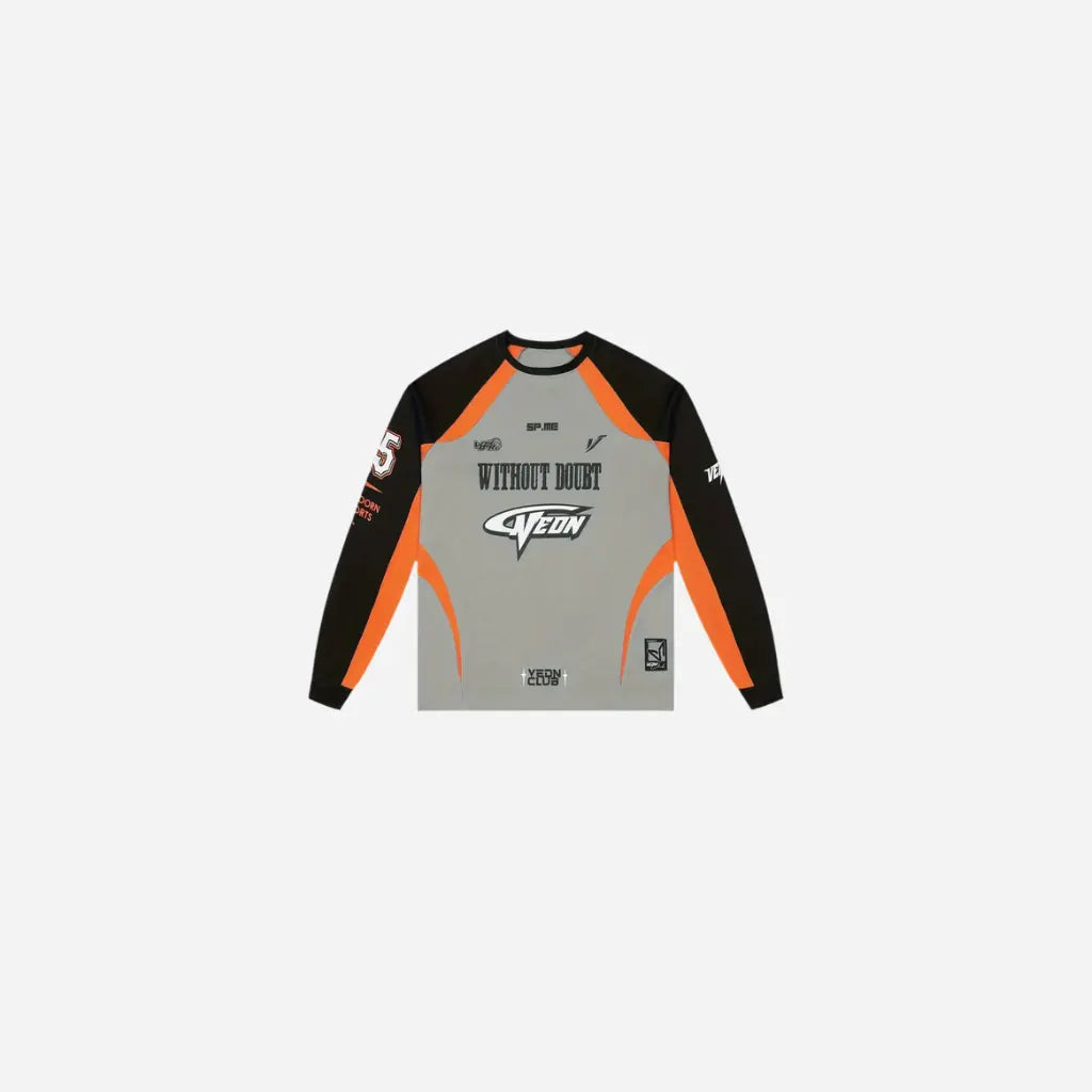 Vintage Color Blocking Racing Long Sleeve Tee Hominus Denim
