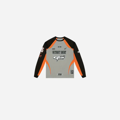 Vintage Color Blocking Racing Long Sleeve Tee Hominus Denim