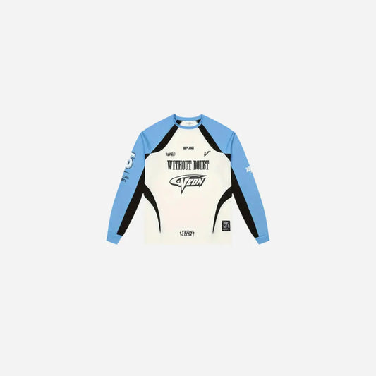 Vintage Color Blocking Racing Long Sleeve Tee Hominus Denim