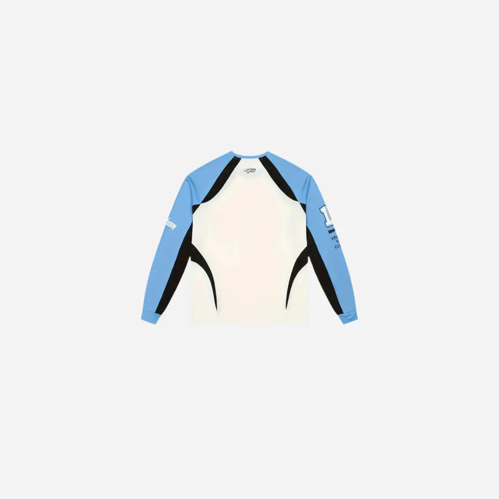 Vintage Color Blocking Racing Long Sleeve Tee Hominus Denim