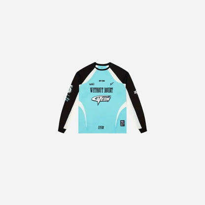 Vintage Color Blocking Racing Long Sleeve Tee Hominus Denim
