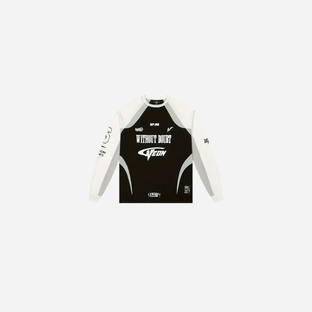 Vintage Color Blocking Racing Long Sleeve Tee Hominus Denim