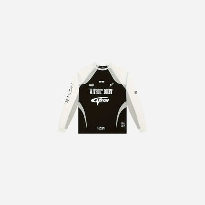 Vintage Color Blocking Racing Long Sleeve Tee Hominus Denim