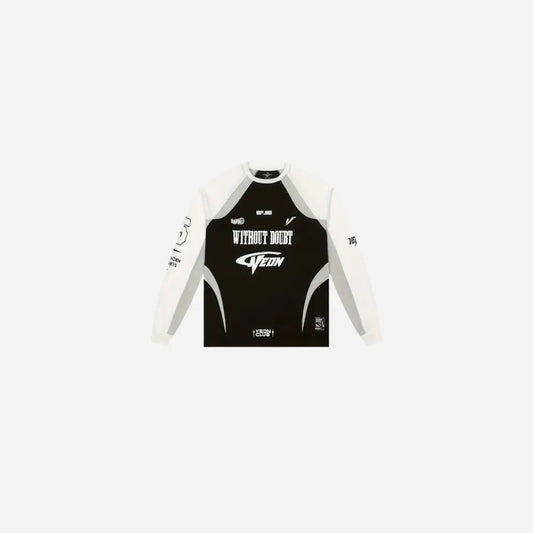 Vintage Color Blocking Racing Long Sleeve Tee Hominus Denim