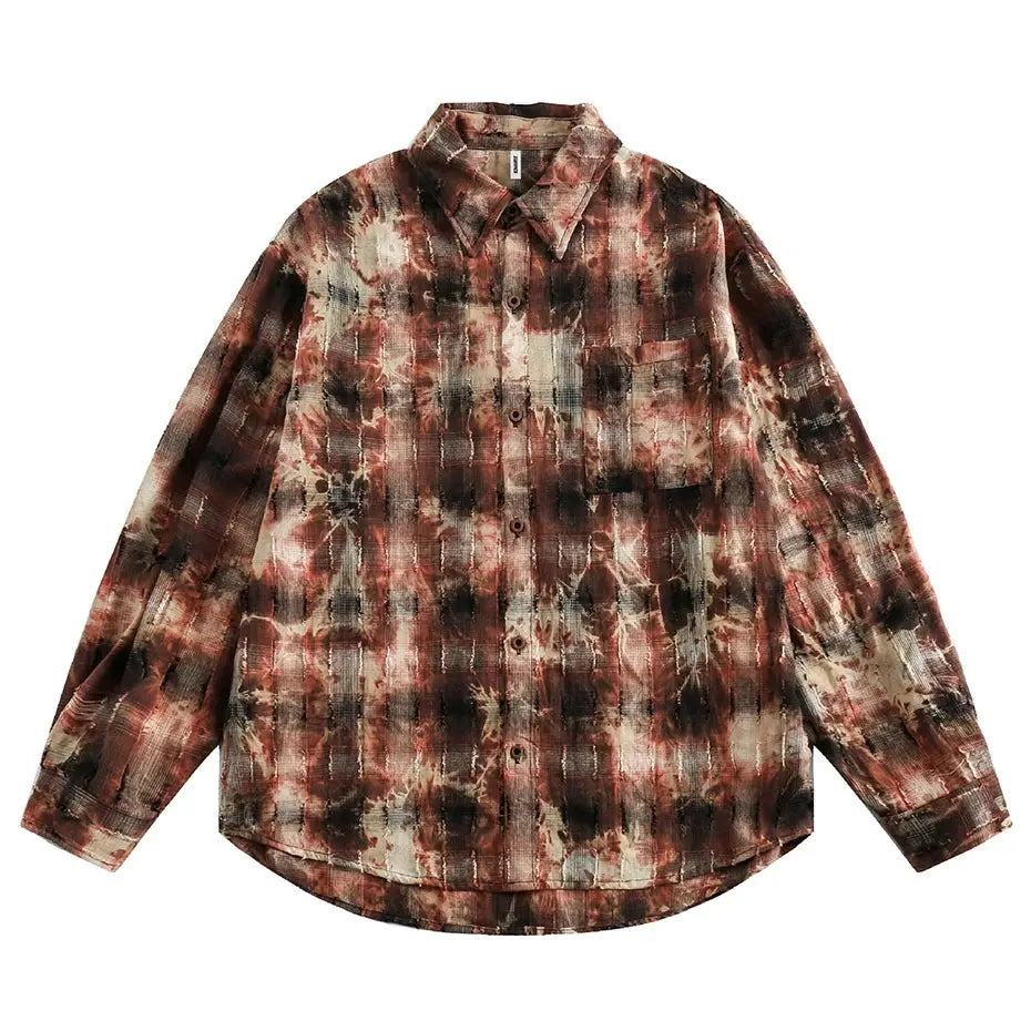 Vintage Oversized Grunge Destroyed Shirt