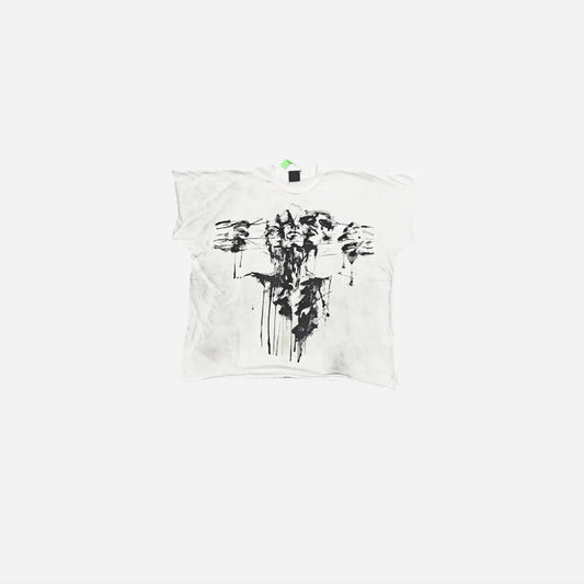 Vintage Washed Dirty Graphic Printed Tee Hominus Denim
