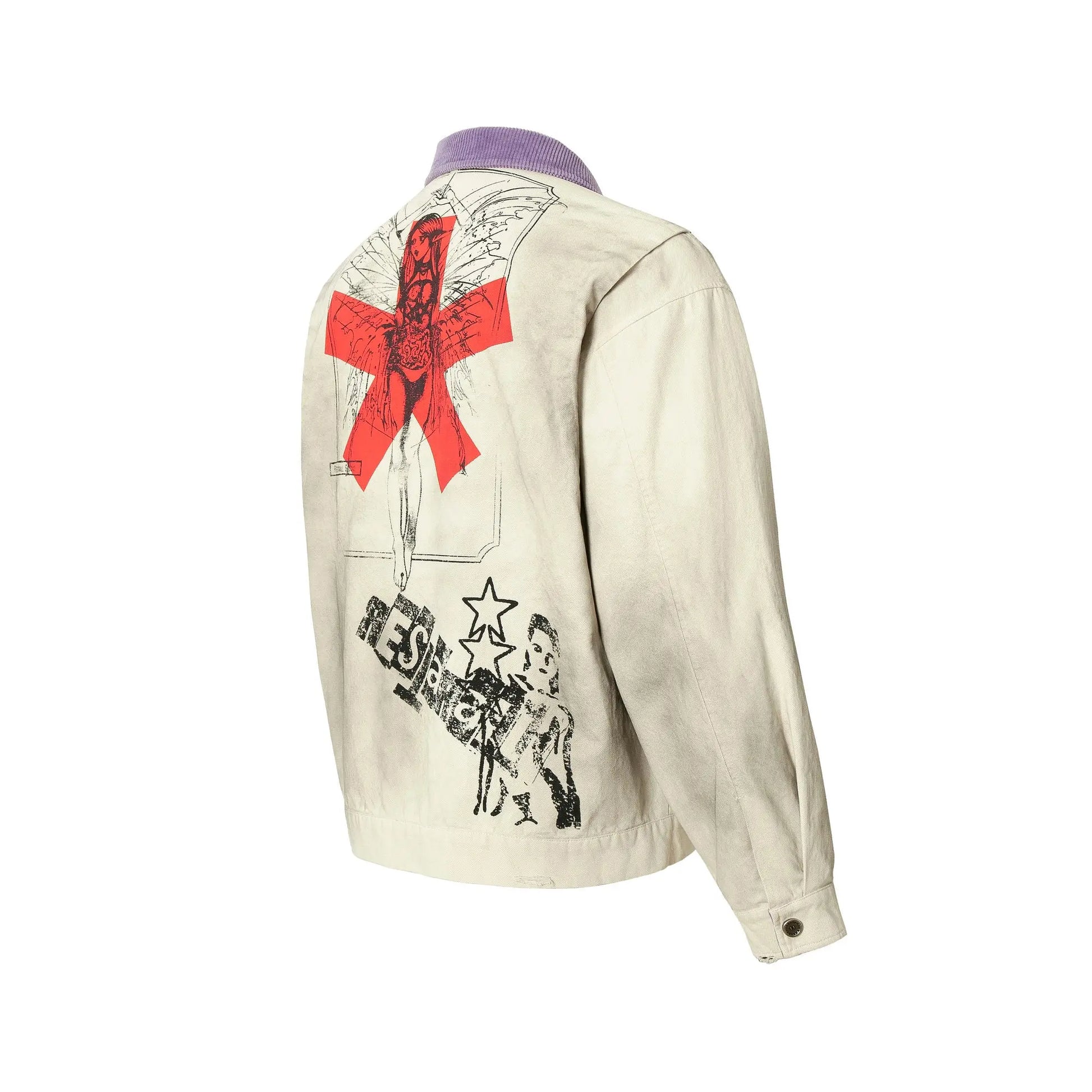 Vintage Washed Punk Workwear Jacket Hominus Denim