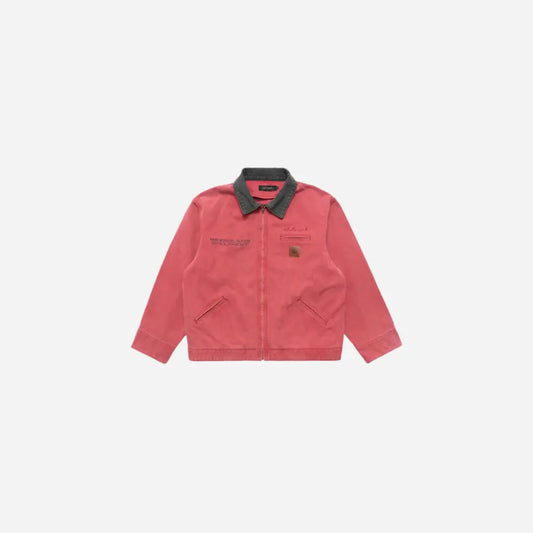 Vintage Washed Workwear Cargo Jacket Hominus Denim